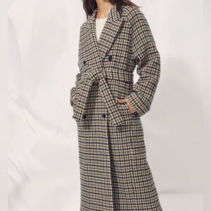 LAST CHANCE ARITZIA Wilfred Wool Prescott Houndstooth Coat